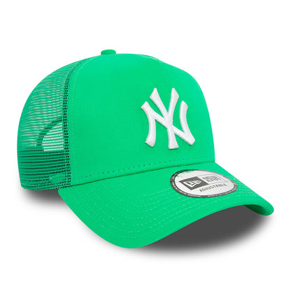 Casquette Trucker A-Frame MLB League Essential New York Yankees vert vif-blanc NEW ERA