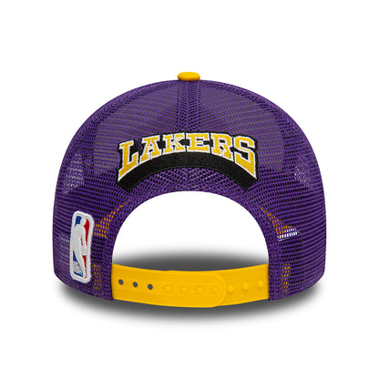 Casquette Trucker NBA Rear Arch A-Frame L.A. Lakers blanc-jaune-violet PATAGONIA