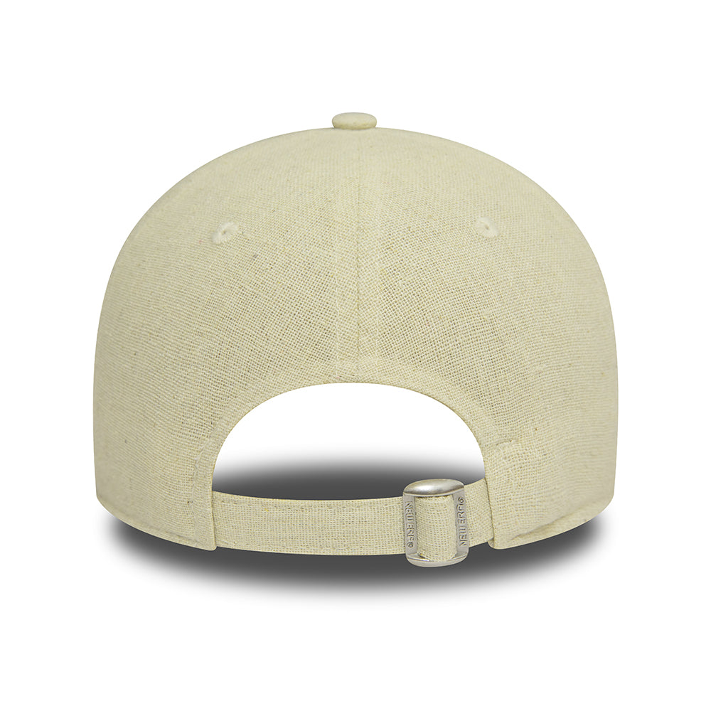 Casquette Femme 9FORTY MLB Linen New York Yankees pierre-blanc NEW ERA