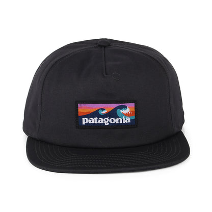 Casquette en Coton Bio Boardshort Label Funfarer noir encre PATAGONIA