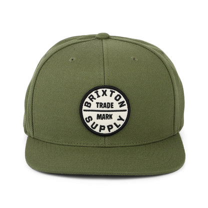 Casquette Snapback Oath III olive BRIXTON