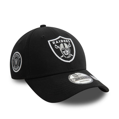 Casquette 9FORTY NFL Side Patch Las Vegas Raiders noir NEW ERA