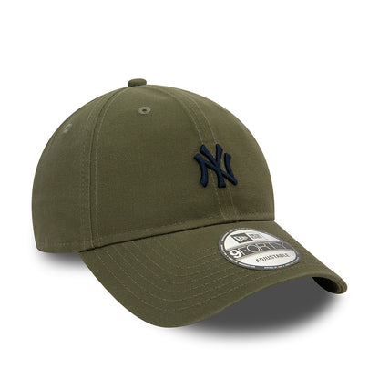 Casquette 9FORTY MLB Washed New York Yankees olive-bleu marine NEW ERA