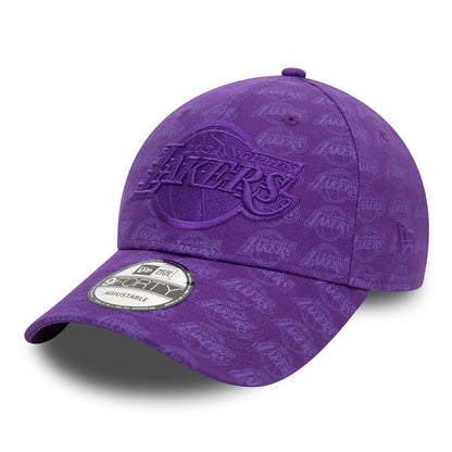 Casquette 9FORTY NBA Monogram L.A. Lakers violet NEW ERA