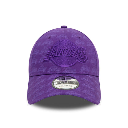 Casquette 9FORTY NBA Monogram L.A. Lakers violet NEW ERA
