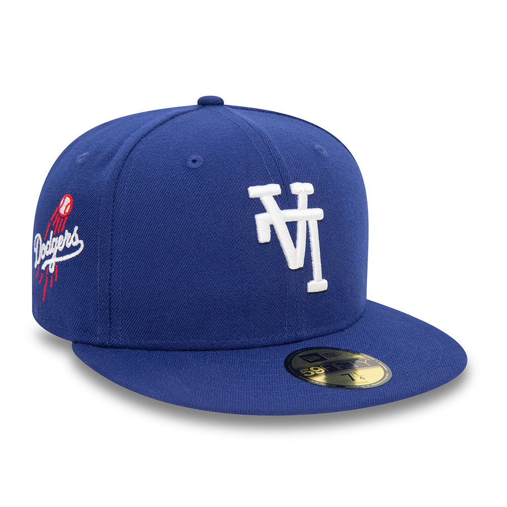 Casquette 59FIFTY MLB Upside Down AOP L.A. Dodgers bleu roi-blanc NEW ERA