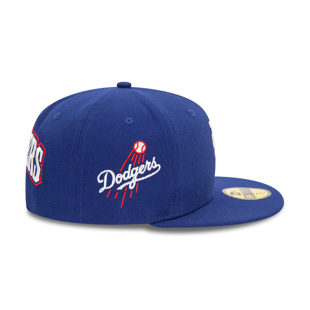 Casquette 59FIFTY MLB Upside Down AOP L.A. Dodgers bleu roi-blanc NEW ERA