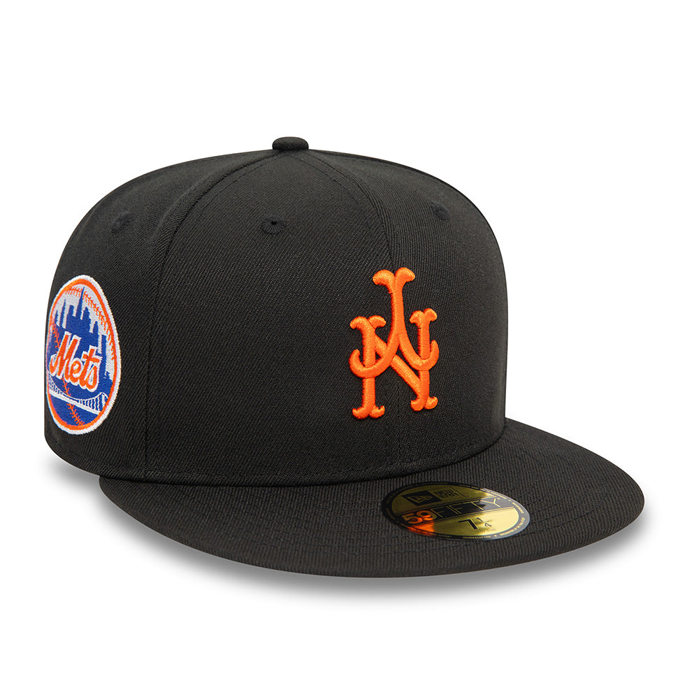 Casquette 59FIFTY MLB Upside Down AOP New York Mets noir-orange NEW ERA