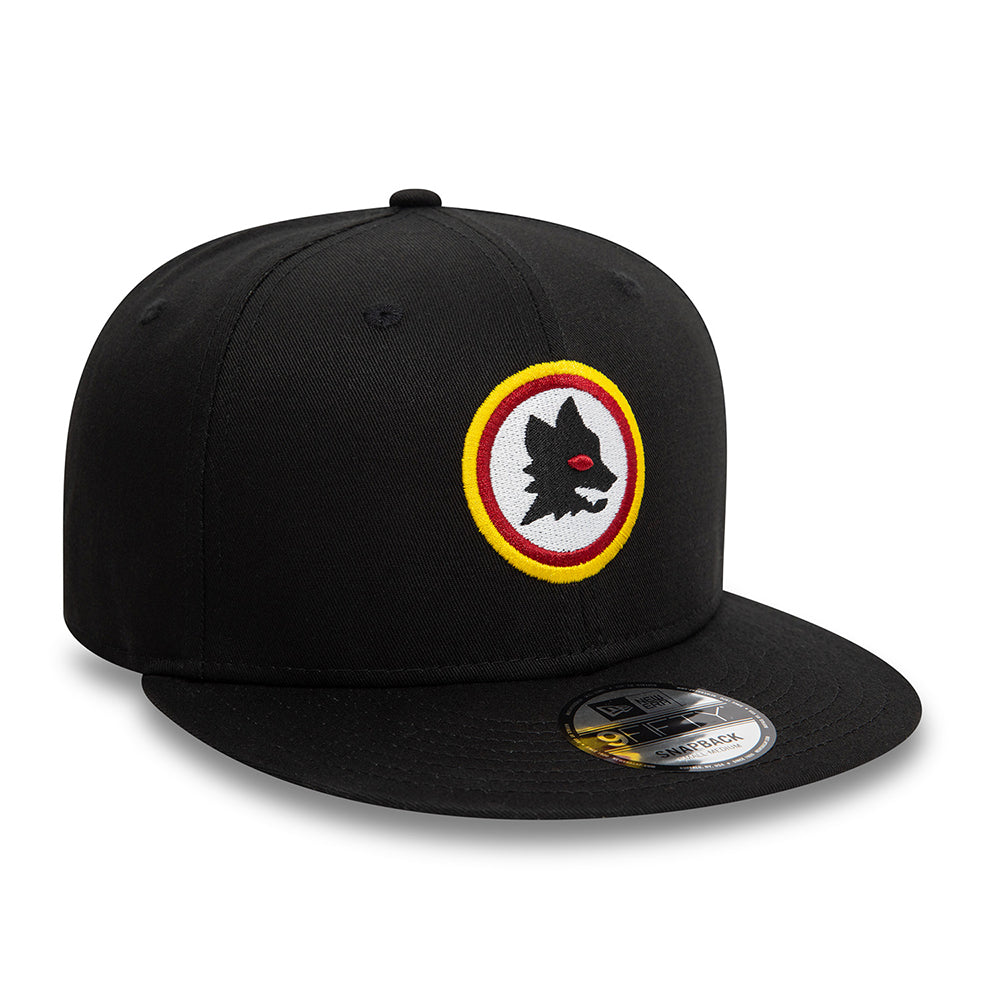 Casquette Snapback 9FIFTY Lupetto AS Roma noir NEW ERA