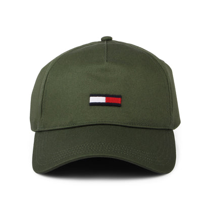 Casquette TJM Elongated Flag olive TOMMY HILFIGER