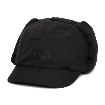 Casquette 5 Panel Hydrofuge en Polaire Avec Protège-Oreilles Cragmont noir THE NORTH FACE