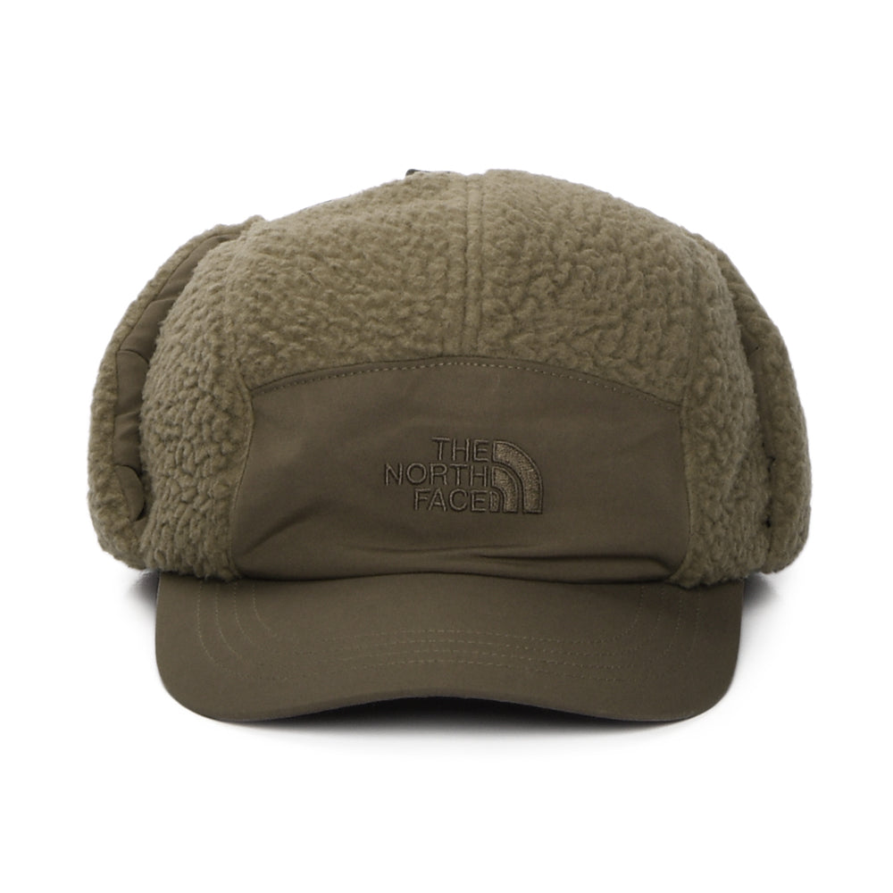 Casquette 5 Panel Hydrofuge en Polaire Avec Protège-Oreilles Cragmont marron fumé THE NORTH FACE