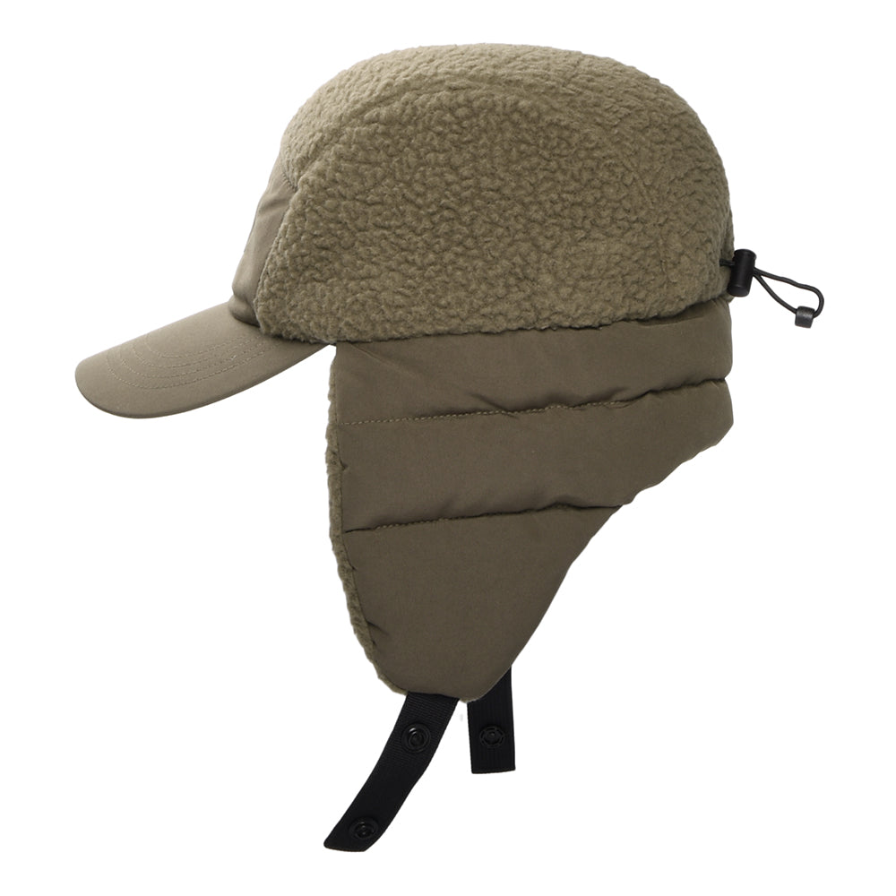 Casquette 5 Panel Hydrofuge en Polaire Avec Protège-Oreilles Cragmont marron fumé THE NORTH FACE