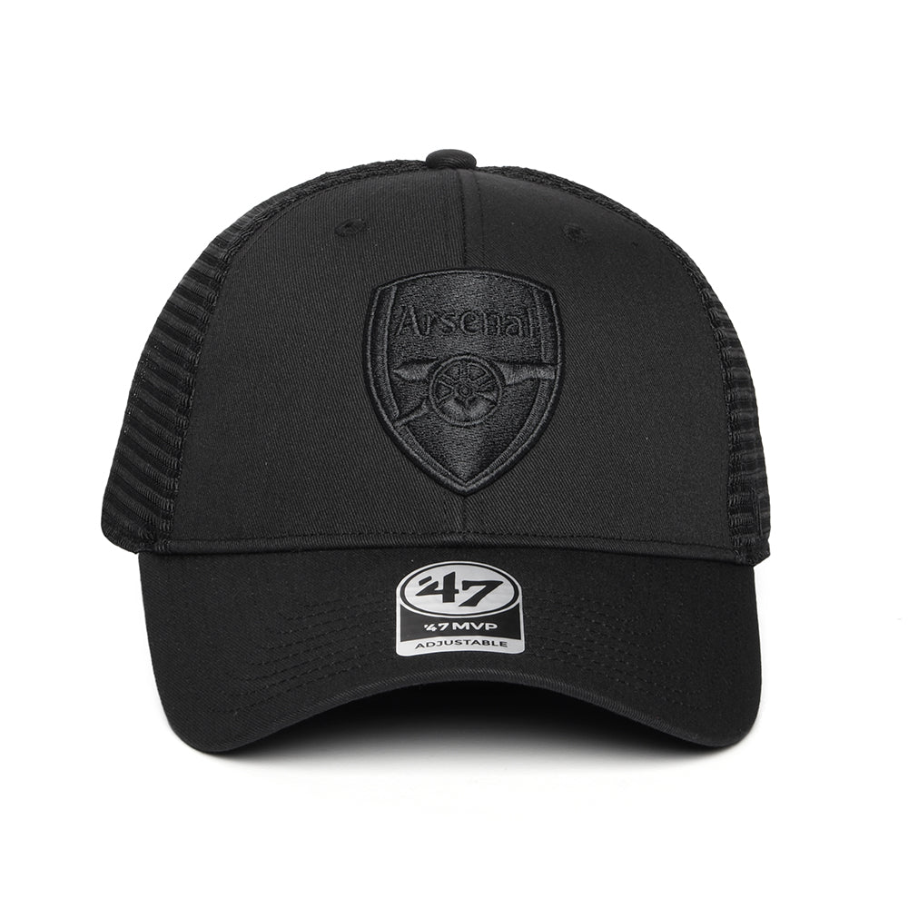 Casquette Trucker Branson MVP Arsenal FC noir sur noir 47 BRAND
