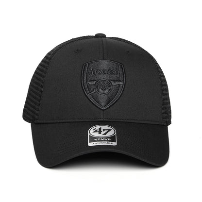 Casquette Trucker Branson MVP Arsenal FC noir sur noir 47 BRAND