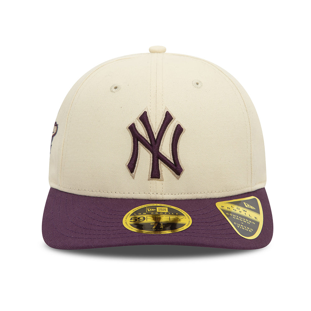 Casquette 59FIFTY MLB Seasonal World Series Low Profile New York Yankees crème clair-quetsche NEW ERA