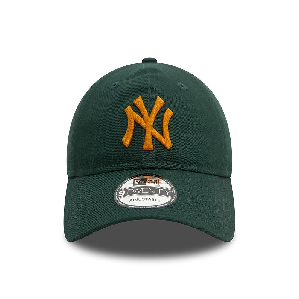 Casquette 9TWENTY MLB League Essential New York Yankees vert foncé-ambre NEW ERA