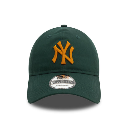 Casquette 9TWENTY MLB League Essential New York Yankees vert foncé-ambre NEW ERA