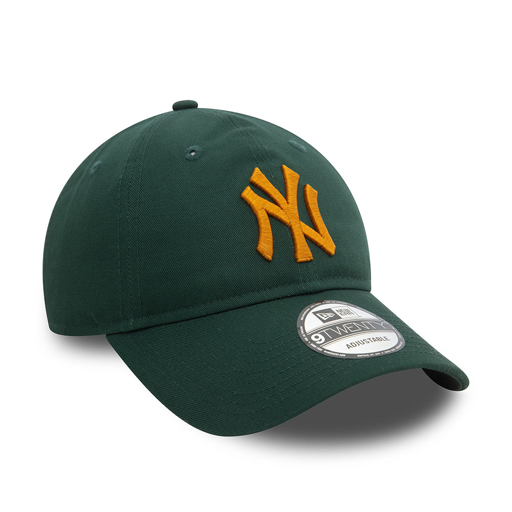 Casquette 9TWENTY MLB League Essential New York Yankees vert foncé-ambre NEW ERA