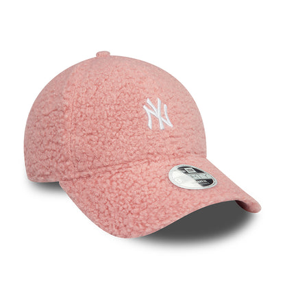 Casquette Femme 9FORTY MLB Borg New York Yankees rose blush-blanc NEW ERA