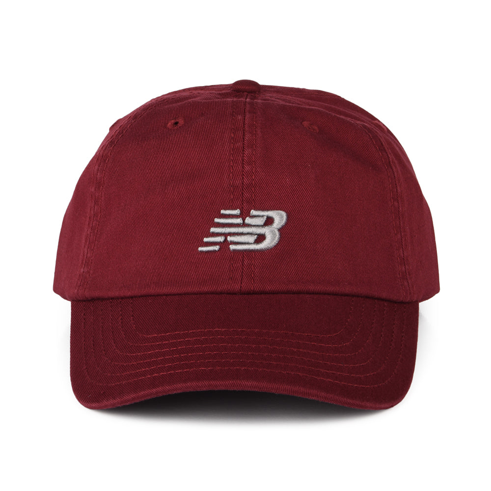 Casquette à Visière Incurvée Classic NB rouge foncé NEW BALANCE