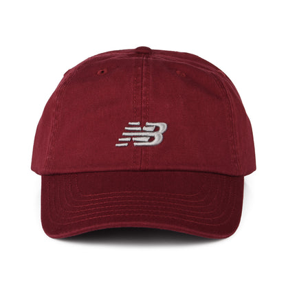 Casquette à Visière Incurvée Classic NB rouge foncé NEW BALANCE