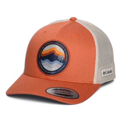 Casquette Trucker Circular Landscape Mesh ocre COLUMBIA