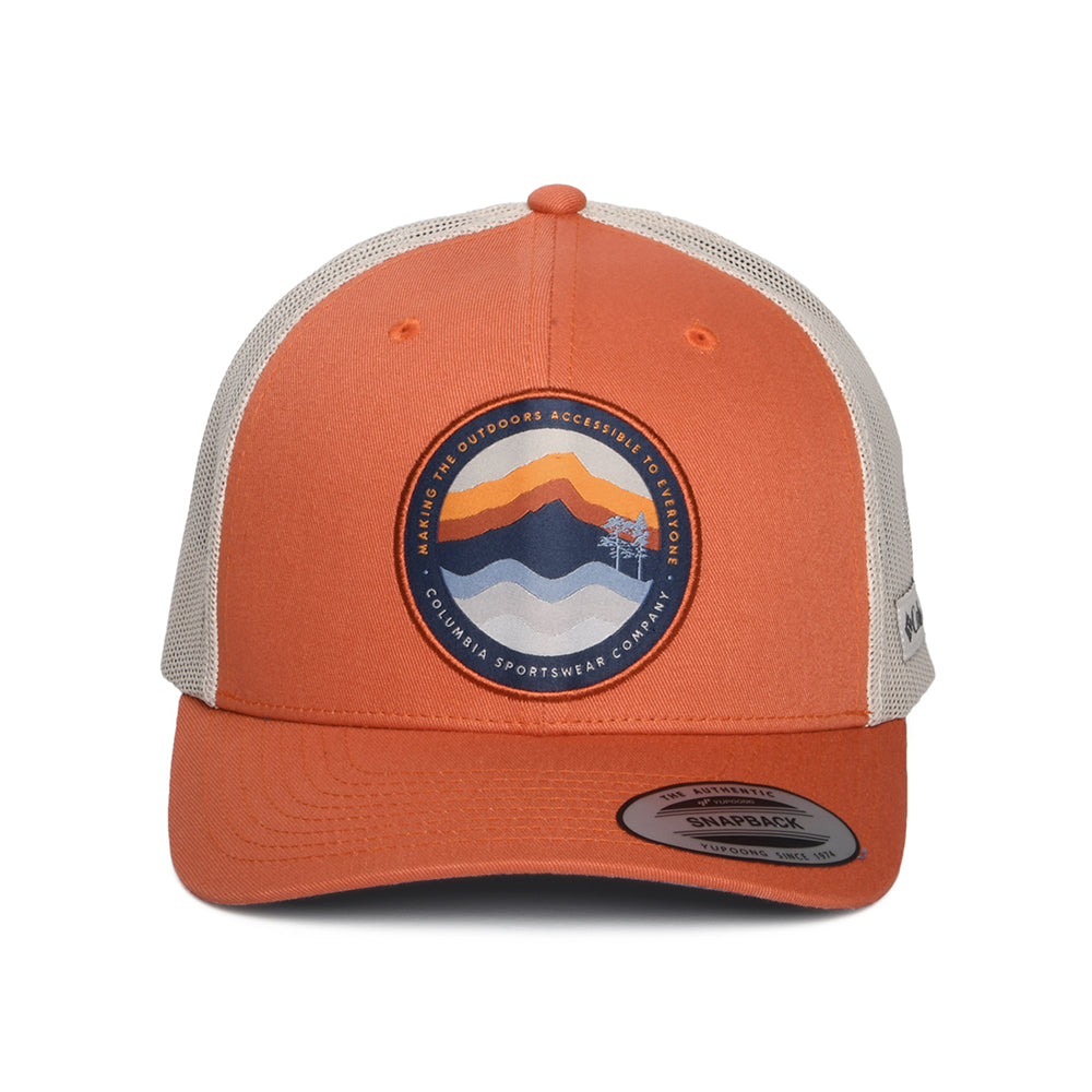Casquette Trucker Circular Landscape Mesh ocre COLUMBIA