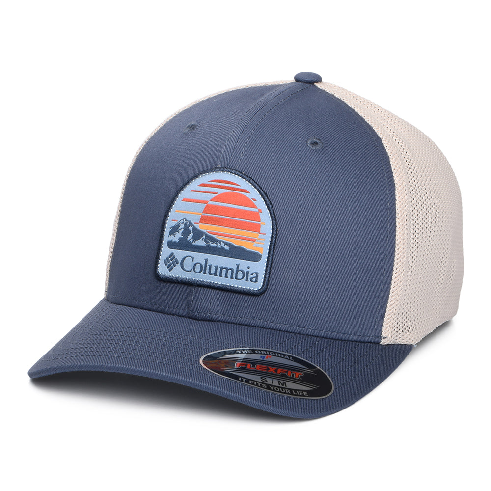 Casquette Trucker Flexfit Peaceful Perspective bleu marine-pierre COLUMBIA