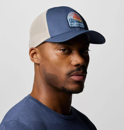 Casquette Trucker Flexfit Peaceful Perspective bleu marine-pierre COLUMBIA