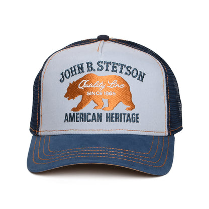 Casquette Trucker Ours bleu clair-bleu STETSON