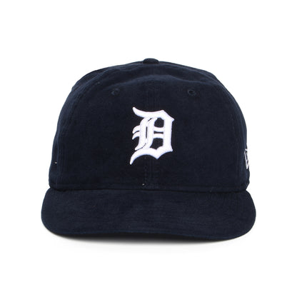 Casquette Calotte Rétro 59FIFTY MLB Moleskin Premium Detroit Tigers bleu marine-blanc NEW ERA