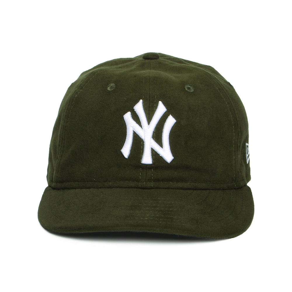 Casquette Calotte Rétro 59FIFTY MLB Moleskin Premium New York Yankees vert foncé-blanc NEW ERA