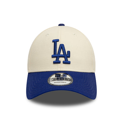 Casquette 9FORTY MLB Colourblock L.A. Dodgers crème-bleu roi NEW ERA