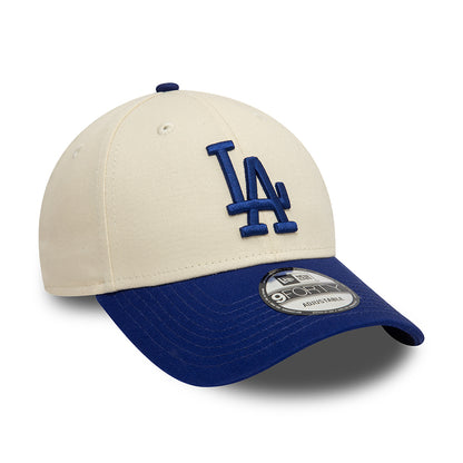 Casquette 9FORTY MLB Colourblock L.A. Dodgers crème-bleu roi NEW ERA