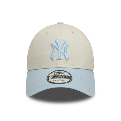 Casquette 9FORTY MLB World Series Patch New York Yankees ivoire-bleu clair NEW ERA