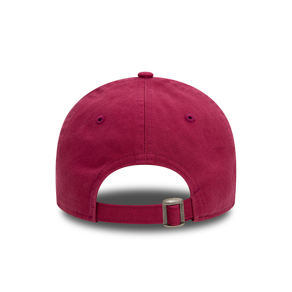 Casquette 9TWENTY MLB Mini Washed New York Yankees rouge cerise NEW ERA