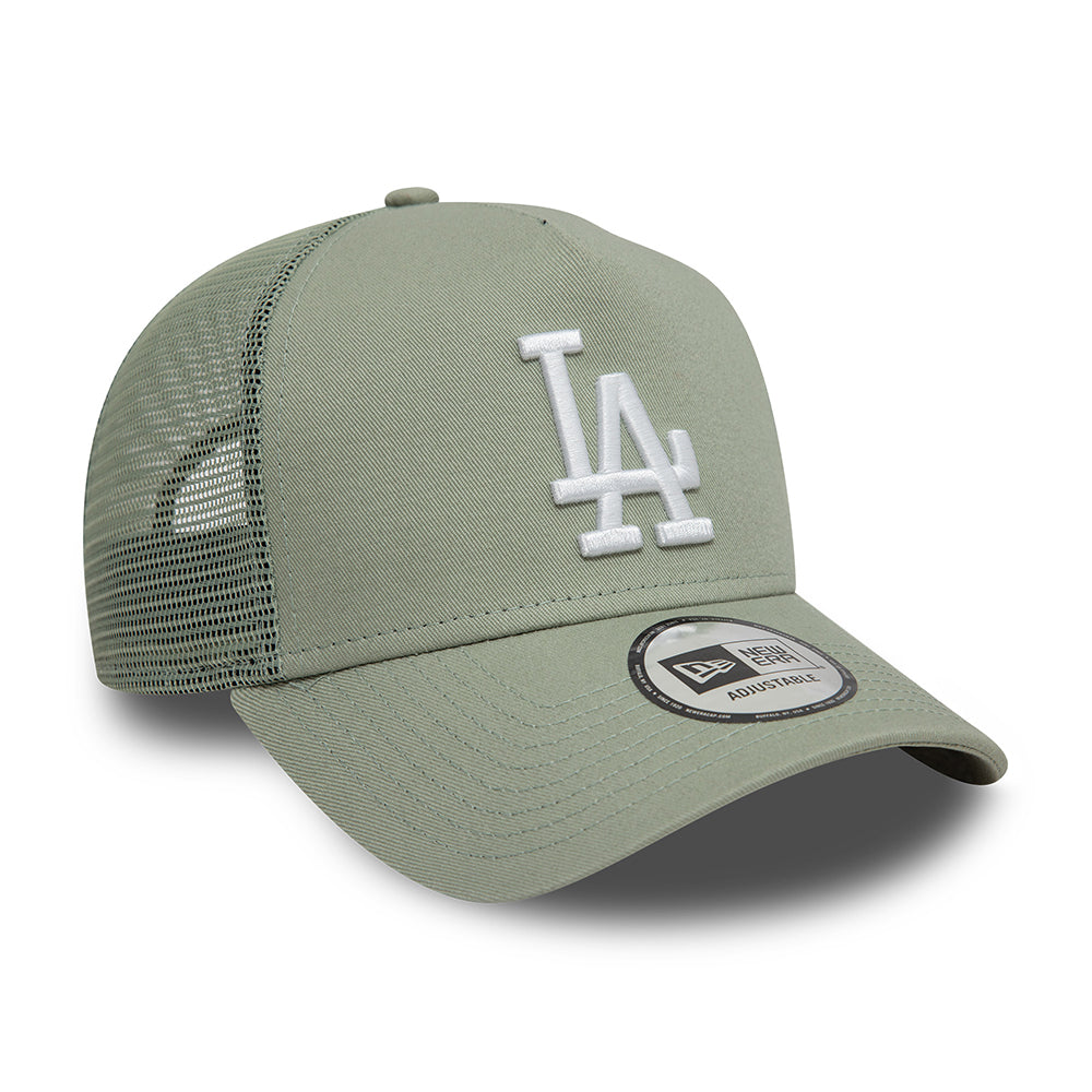 Casquette Trucker MLB League Essential A-Frame L.A. Dodgers sauge-blanc NEW ERA