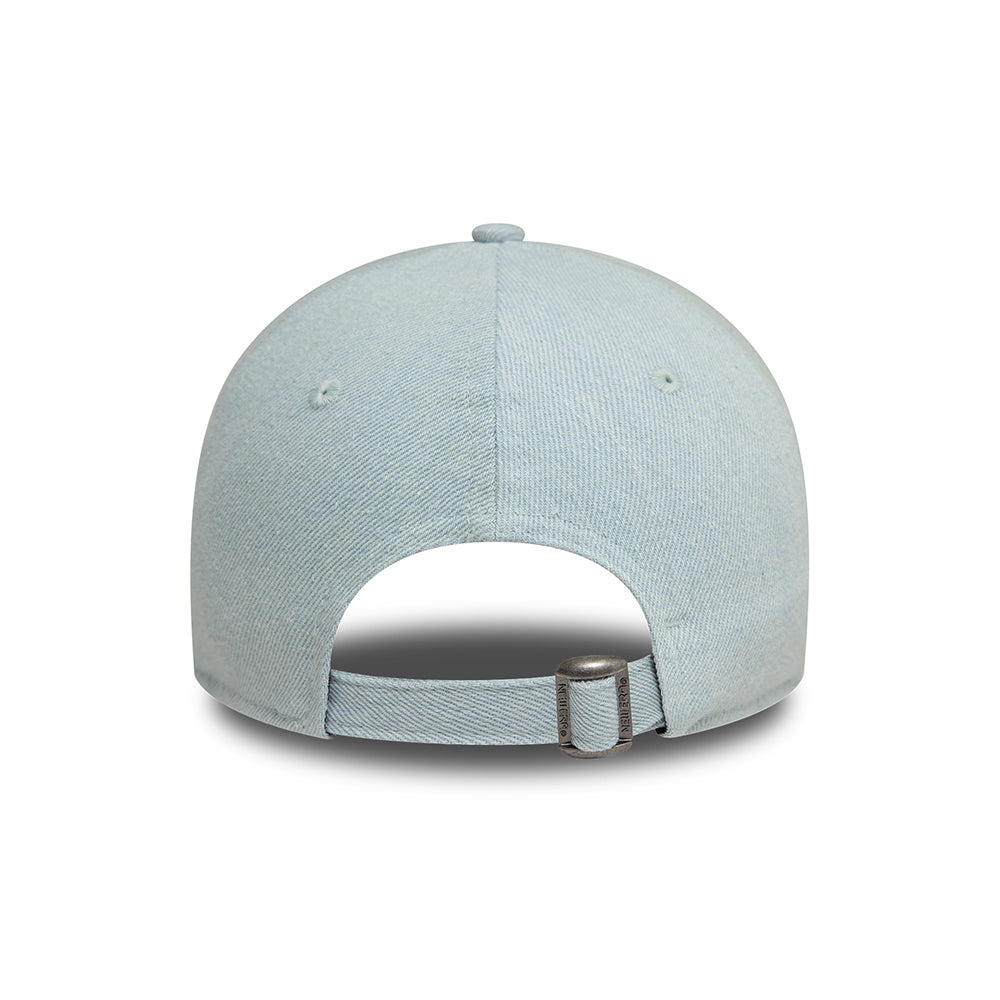 Casquette Femme 9FORTY MLB Denim Icon New York Yankees bleu clair-rose NEW ERA