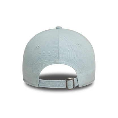 Casquette Femme 9FORTY MLB Denim Icon New York Yankees bleu clair-rose NEW ERA