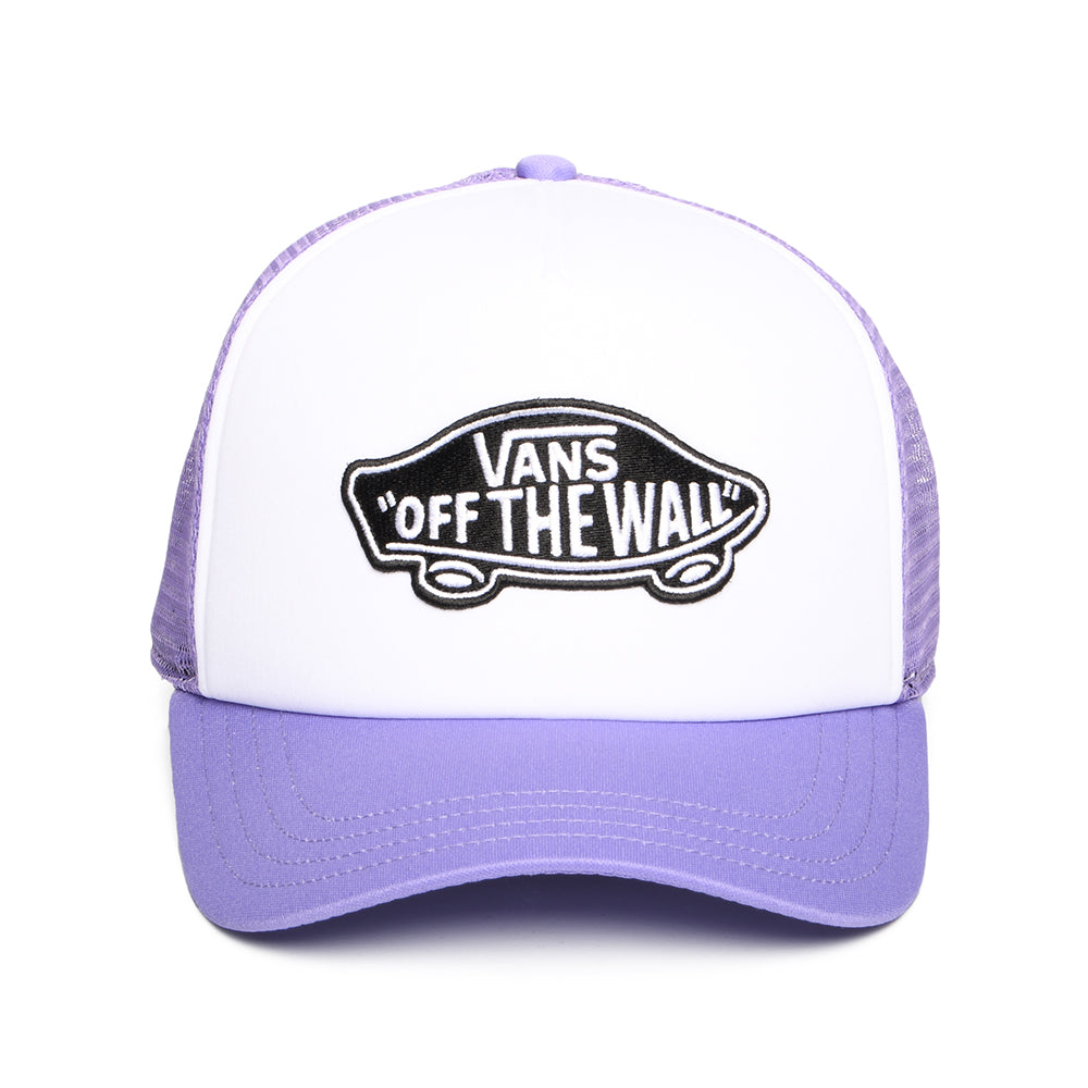Casquette Trucker à Visière Incurvée Classic Patch blanc-lilas VANS
