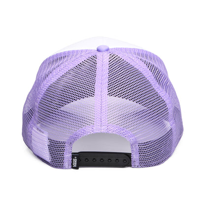 Casquette Trucker à Visière Incurvée Classic Patch blanc-lilas VANS