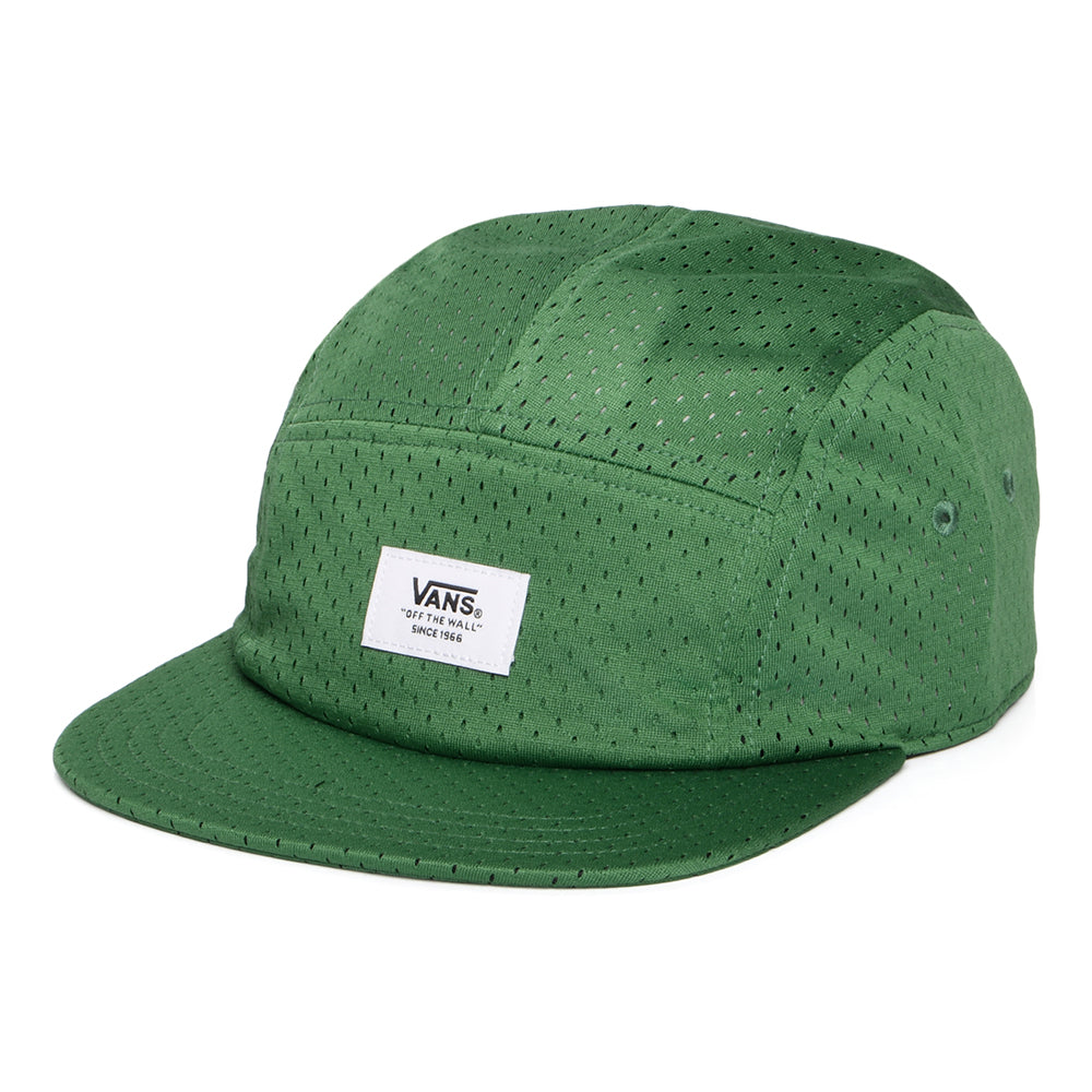 Casquette 5 Panel Perforée Easy Patch vert VANS