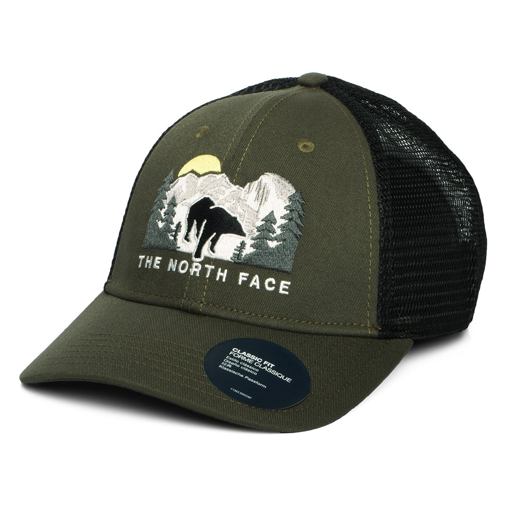 Casquette Trucker Recyclé Embroidered Mudder olive THE NORTH FACE
