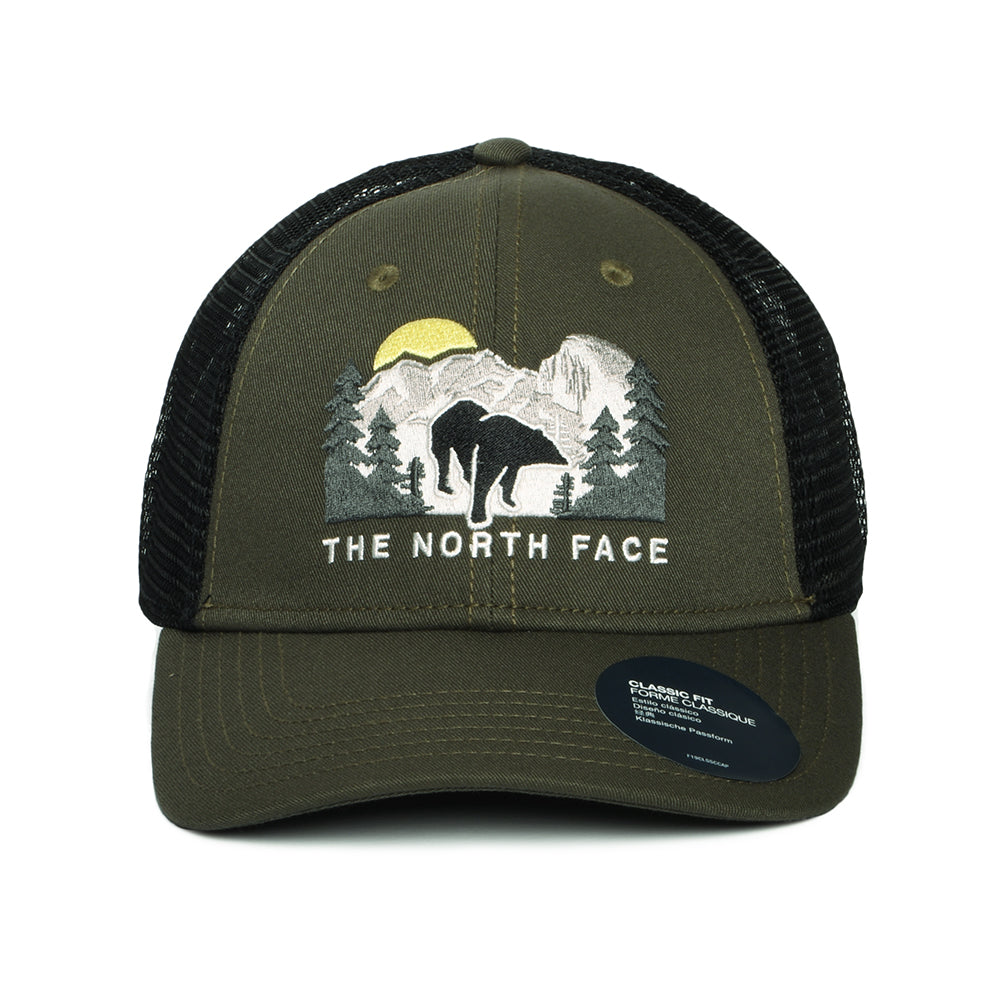 Casquette Trucker Recyclé Embroidered Mudder olive THE NORTH FACE