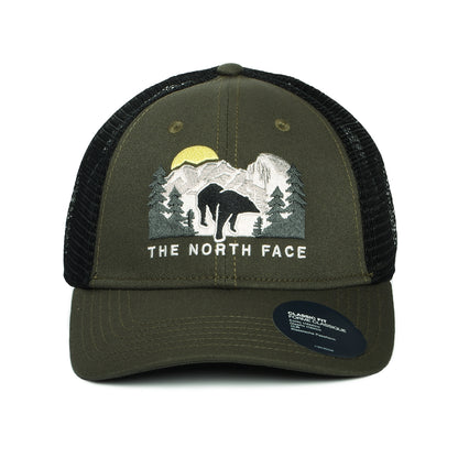 Casquette Trucker Recyclé Embroidered Mudder olive THE NORTH FACE