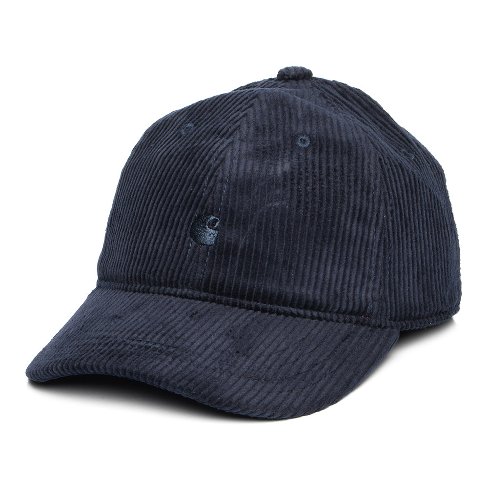 Casquette en Velours Côtelé Large Harlem bleu marine foncé CARHARTT WIP