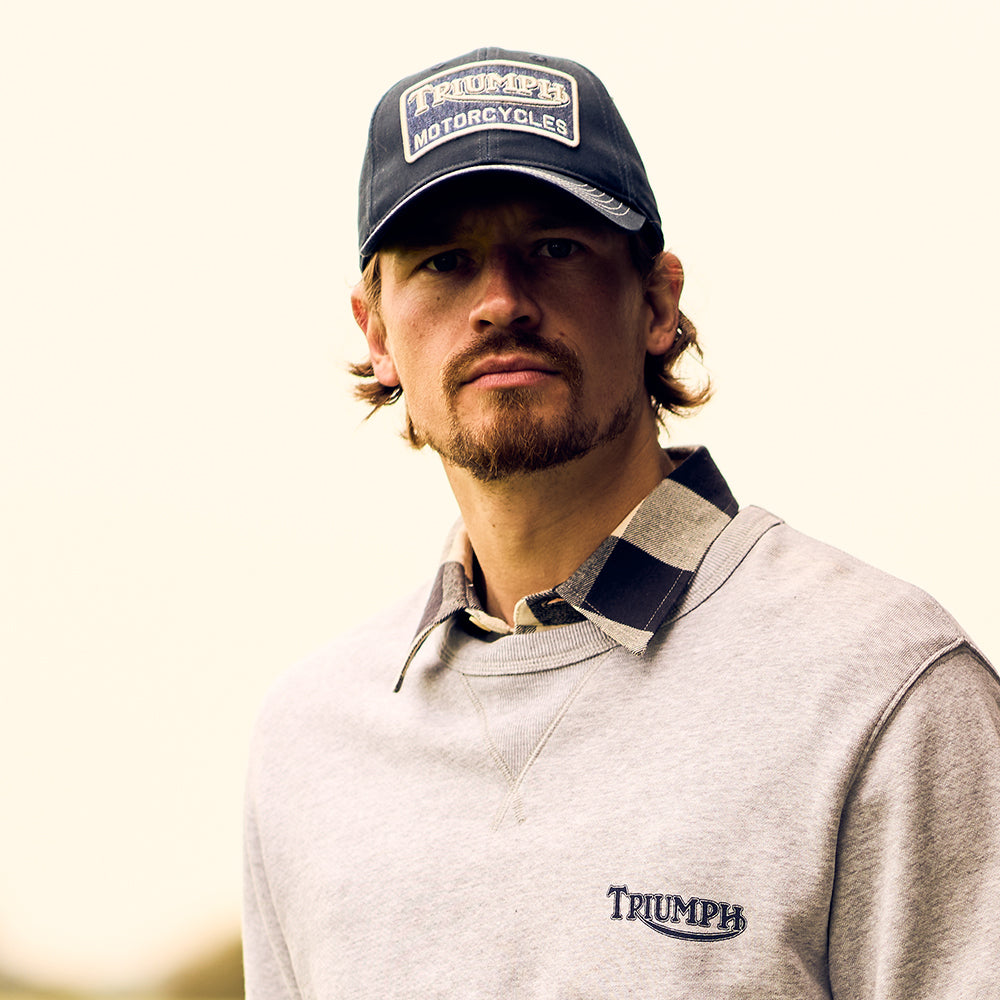 Casquette en Coton Forecourt indigo TRIUMPH MOTORCYCLES