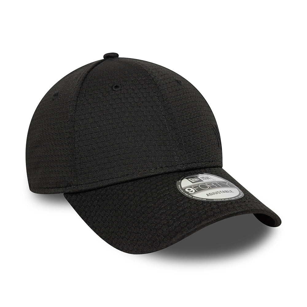 Casquette 9FORTY MLB Flawless Mesh New York Yankees noir sur noir NEW ERA