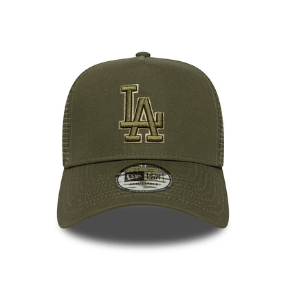 Casquette Trucker MLB Outline A-Frame L.A. Dodgers olive NEW ERA
